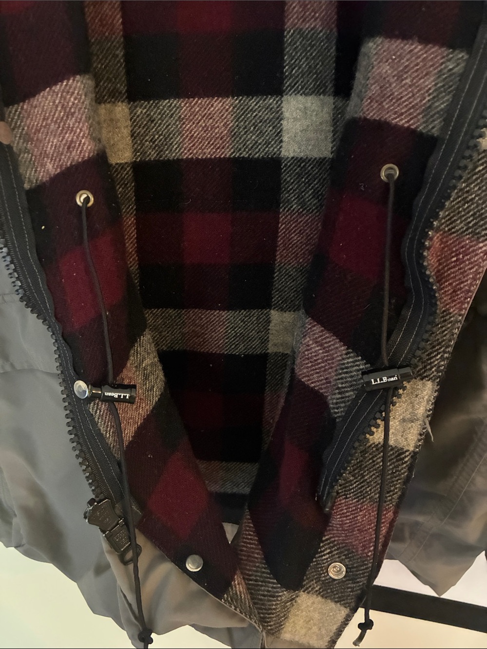 VTG L.L. Bean Wool Lined Baxter State Parka - Picture 6 of 7
